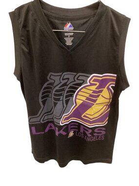 LA Lakers Sleeveless Black Majestic Jersey Boys M* NBA Officially Licensed*NWT